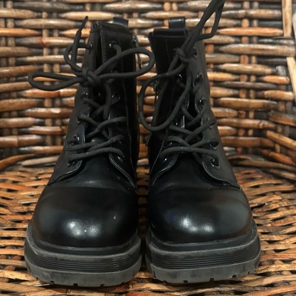 Dream Pairs Black Combat Boots Moto Boots in size 7.5 - Picture 14 of 15